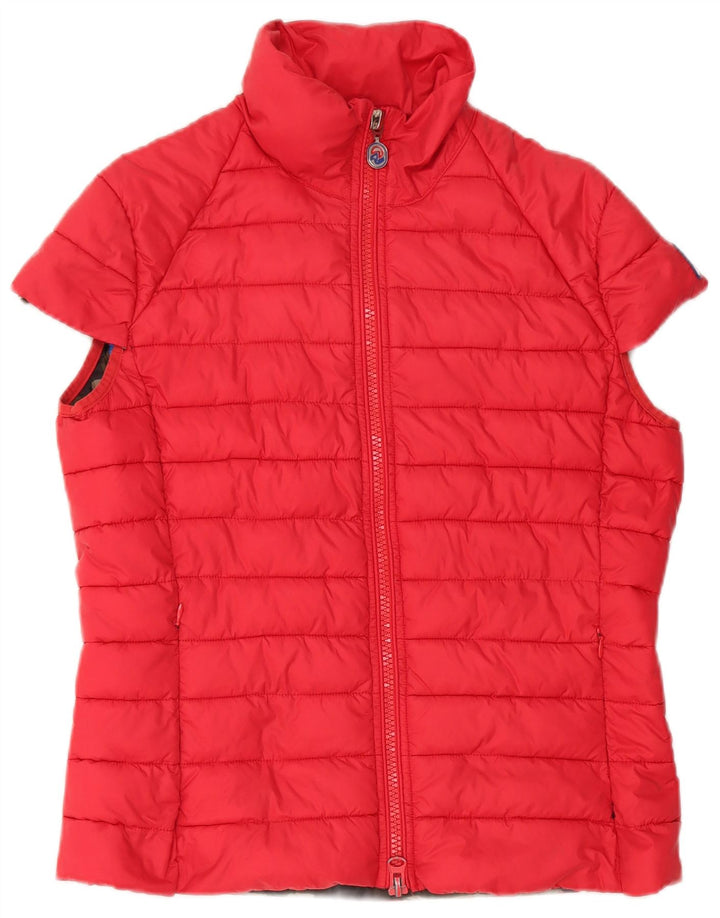 Invicta Gilet rembourré pour femme UK 16 Large Rouge Polyamide