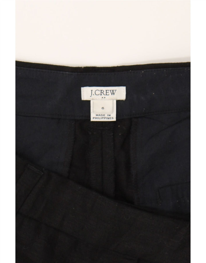 J. CREW Womens Chino Shorts US 6 Medium W30 Black Linen Vintage J. Crew and Second-Hand J. Crew from Messina Hembry 