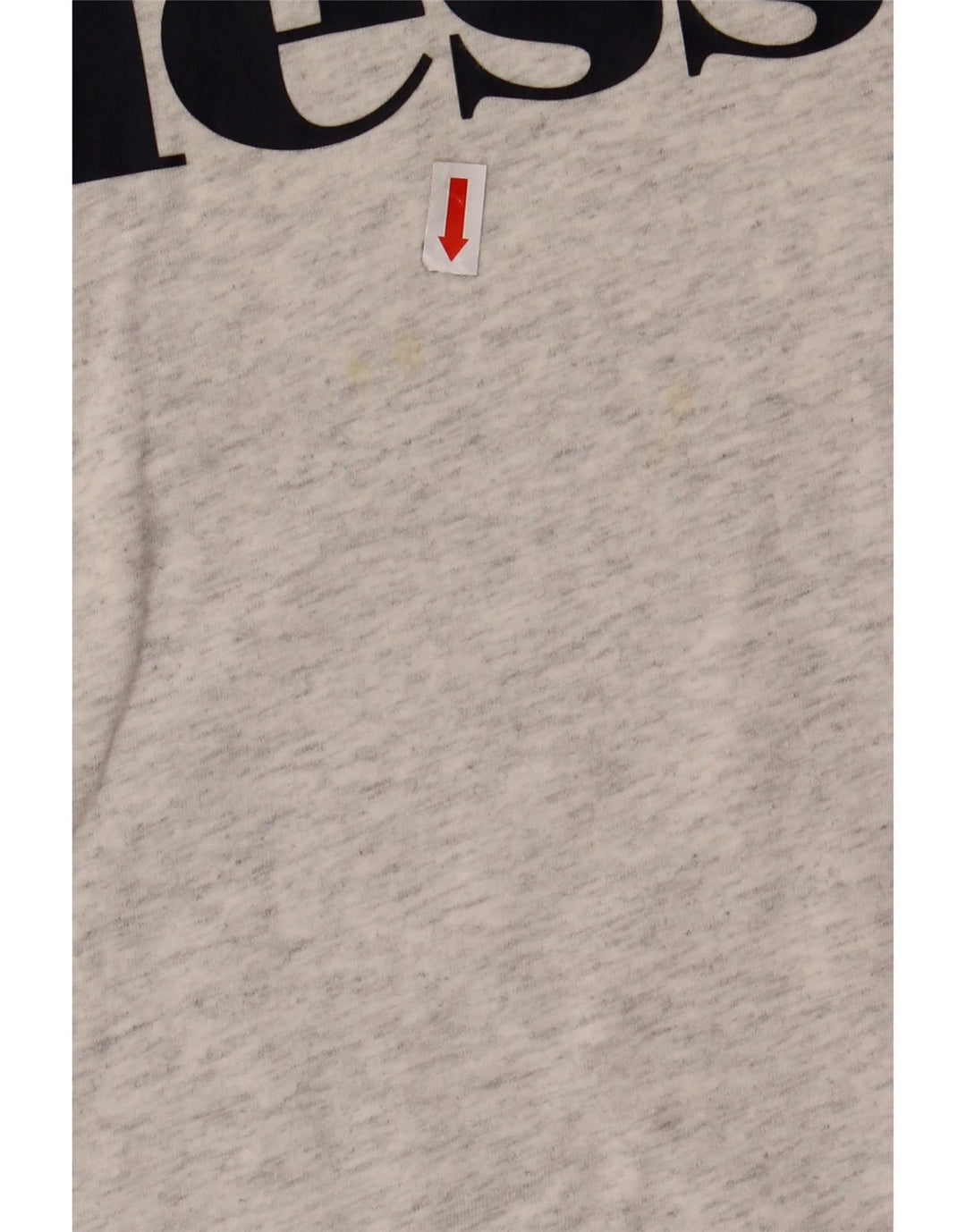 ELLESSE T-Shirt Graphique Fille 12-13 ans Gris Chiné Coton