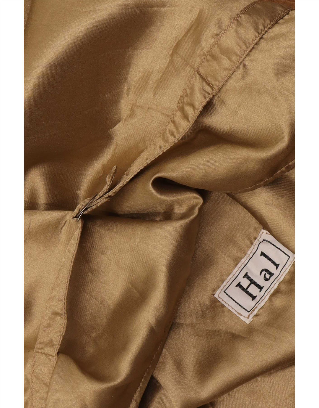 Gilet en daim vintage pour homme Beige moyen Colourblock