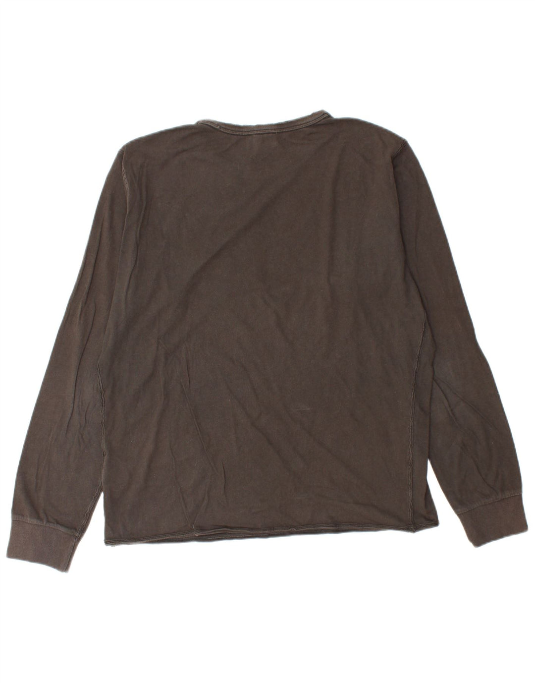 DIESEL Haut Homme Manches Longues Coton Marron Moyen