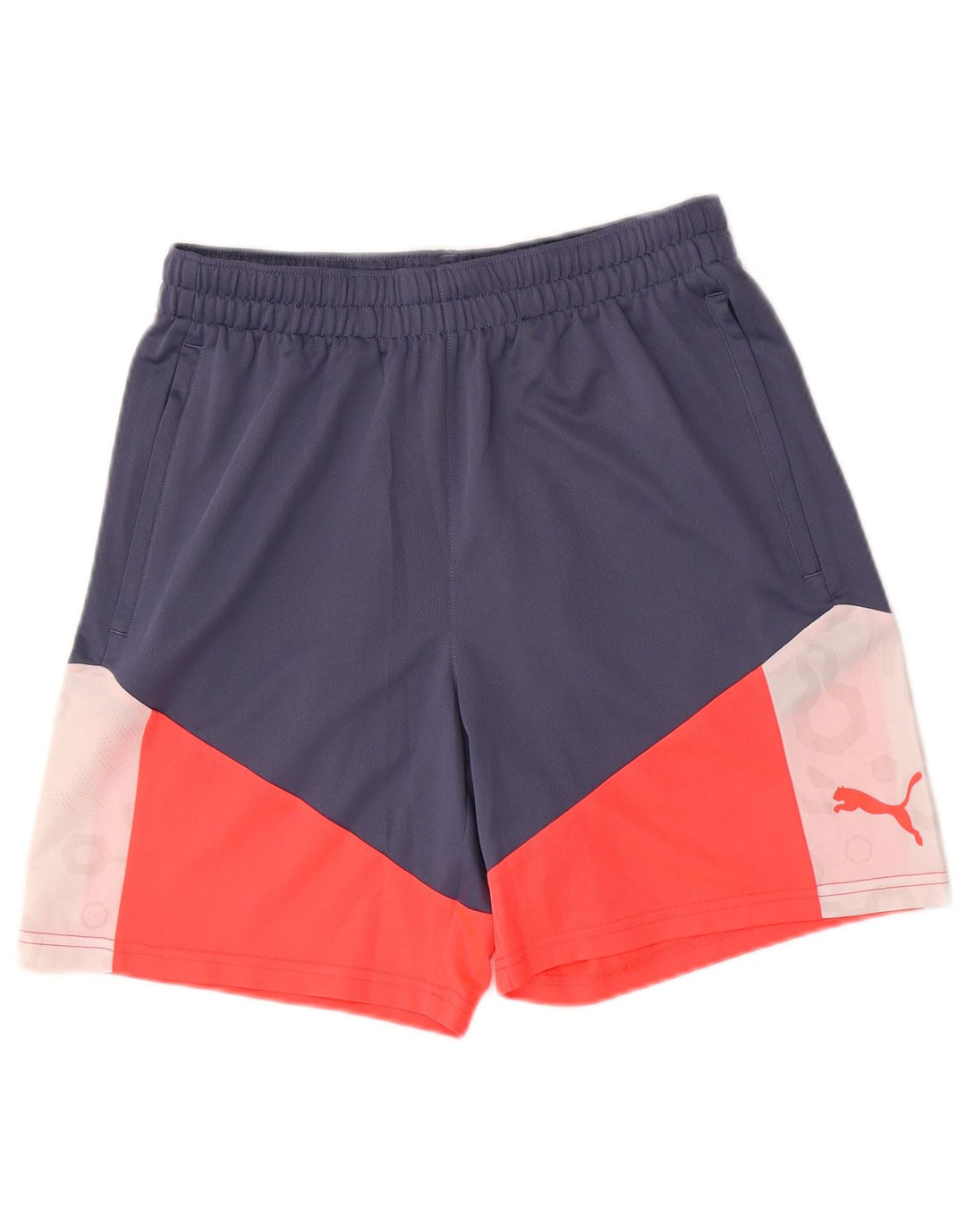 Puma Short Graphic Sport Homme Bleu Moyen Colourblock
