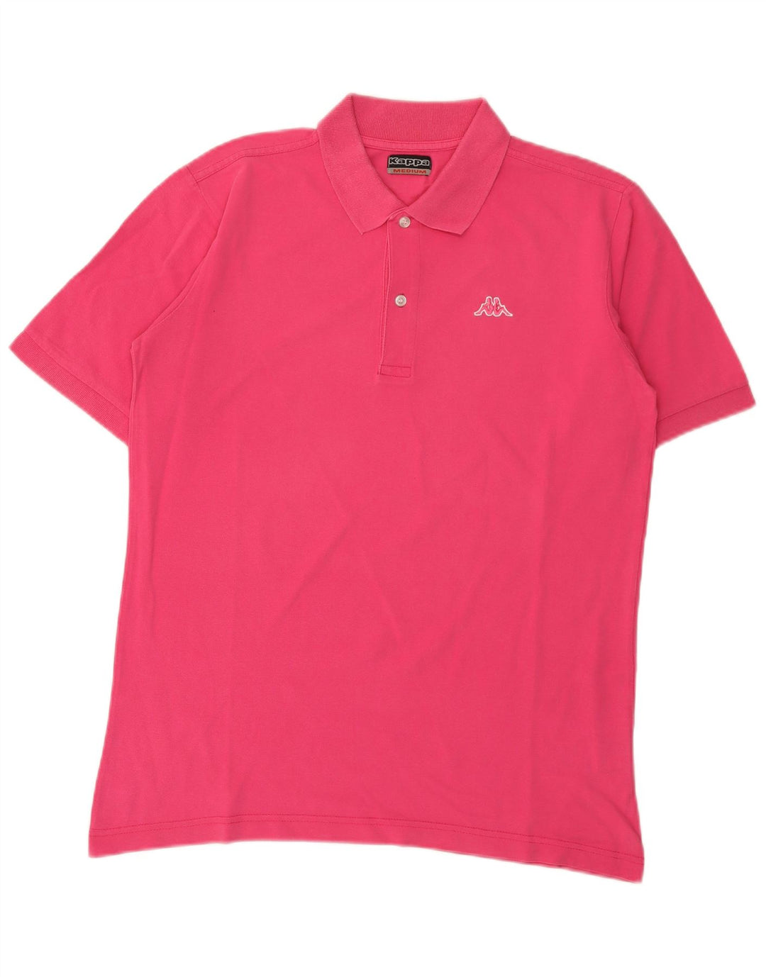 KAPPA Polo Homme Rose Moyen Coton