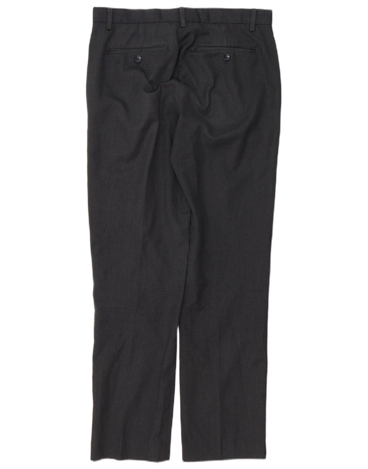 Calvin Klein Pantalon Chino Droit Homme W29 L30 Noir Polyester