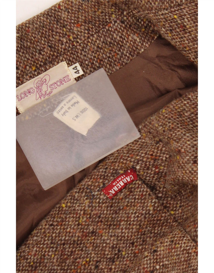 Carrera Veste Blazer Croisée Femme IT 44 Marron Moyen Moucheté
