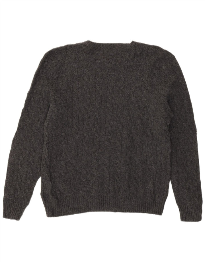 Polo Ralph Lauren Pull ras du cou pour homme XL en laine grise