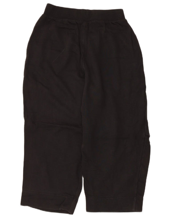 Cos Pantalon de survêtement Capri pour femme UK 10 Small Noir Coton
