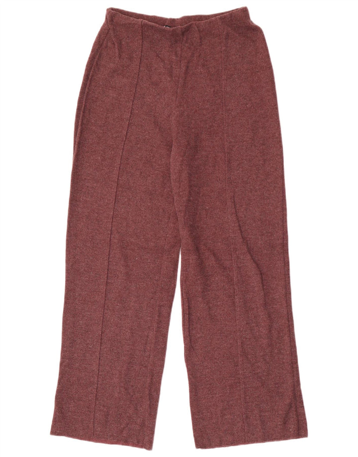 Pantalon de survêtement ZARA Femme UK 8 Small Maroon Polyester