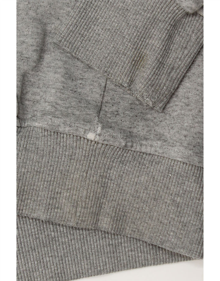 ADIDAS Pull à Capuche Graphique Homme Gris Moyen
