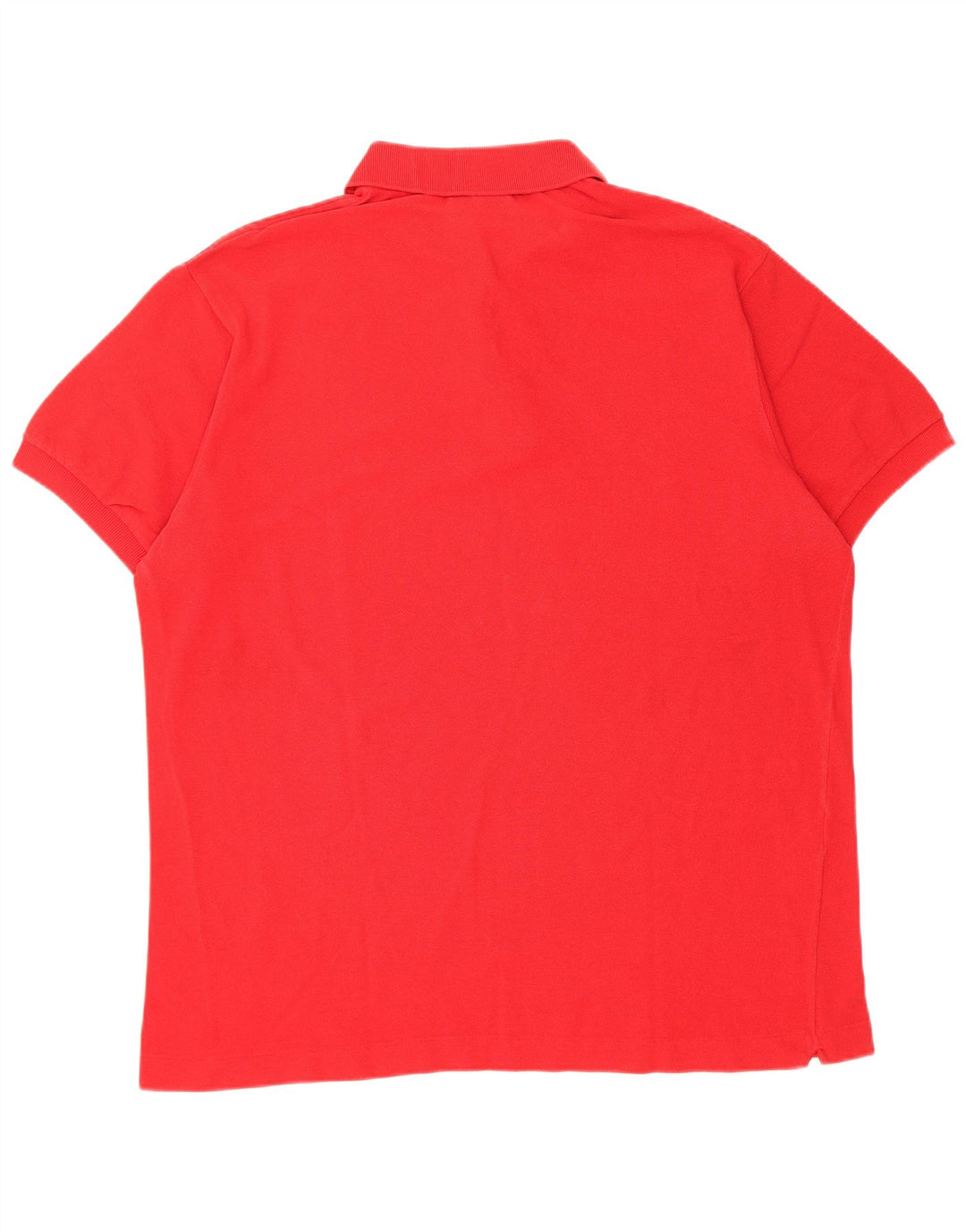 Lacoste Polo coupe classique pour homme Taille 7 2XL Coton rouge