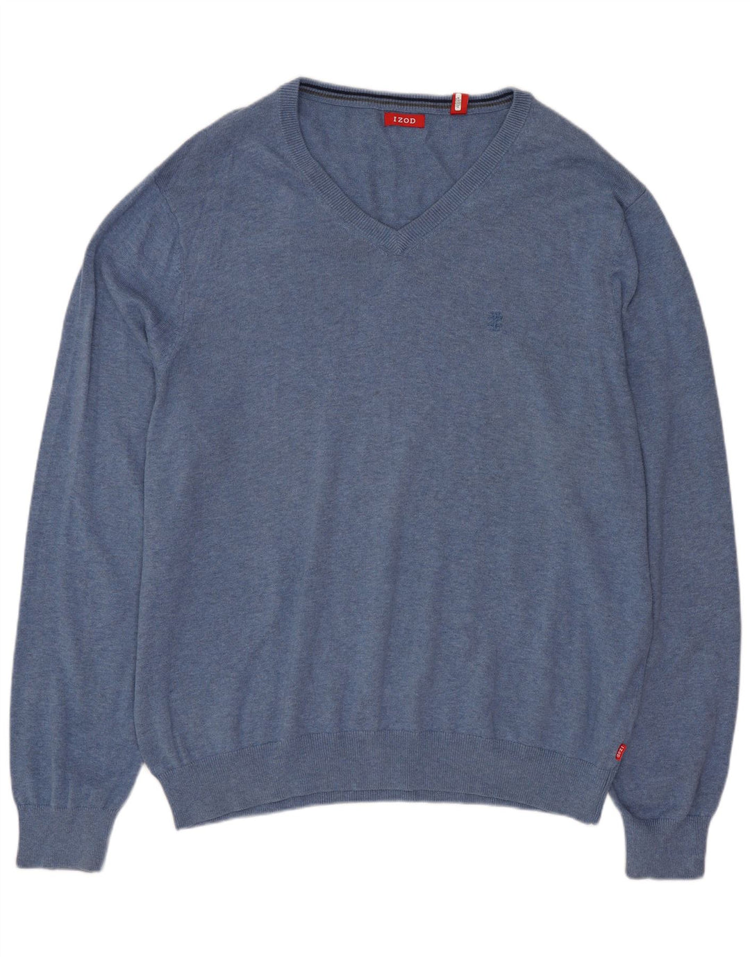 IZOD Pull col V Homme Grand Bleu Coton