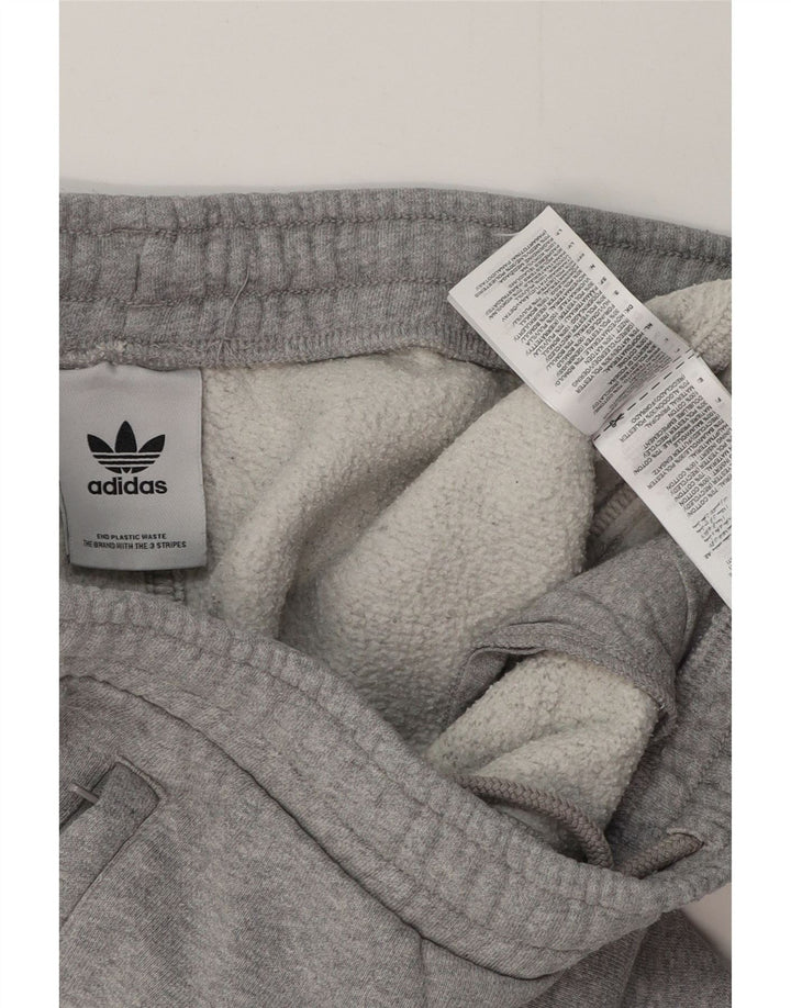 ADIDAS Short de sport homme petit gris coton moucheté