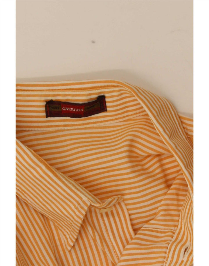 Carrera Chemise Homme Grande Rayure Orange