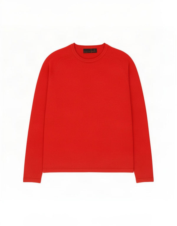 Zara Homme Top Manches Longues XL Rouge