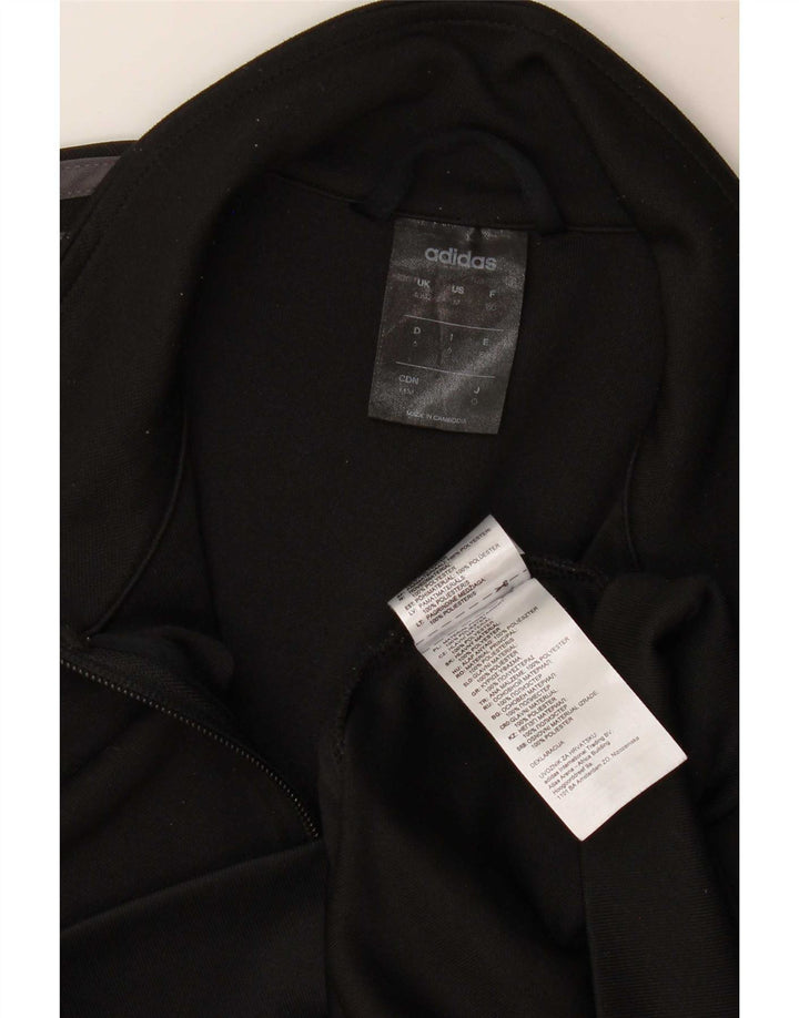 Adidas Hommes Climalite Survêtement Top Veste UK 40/42 Moyen Noir Polyester