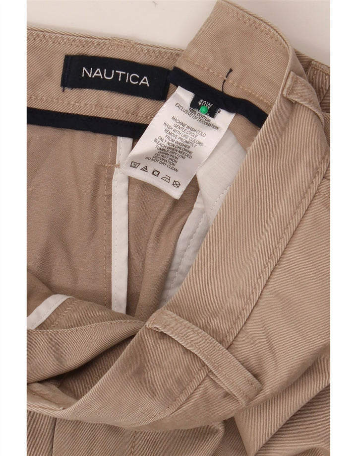 NAUTICA Short Chino Homme W40 XL Coton Beige