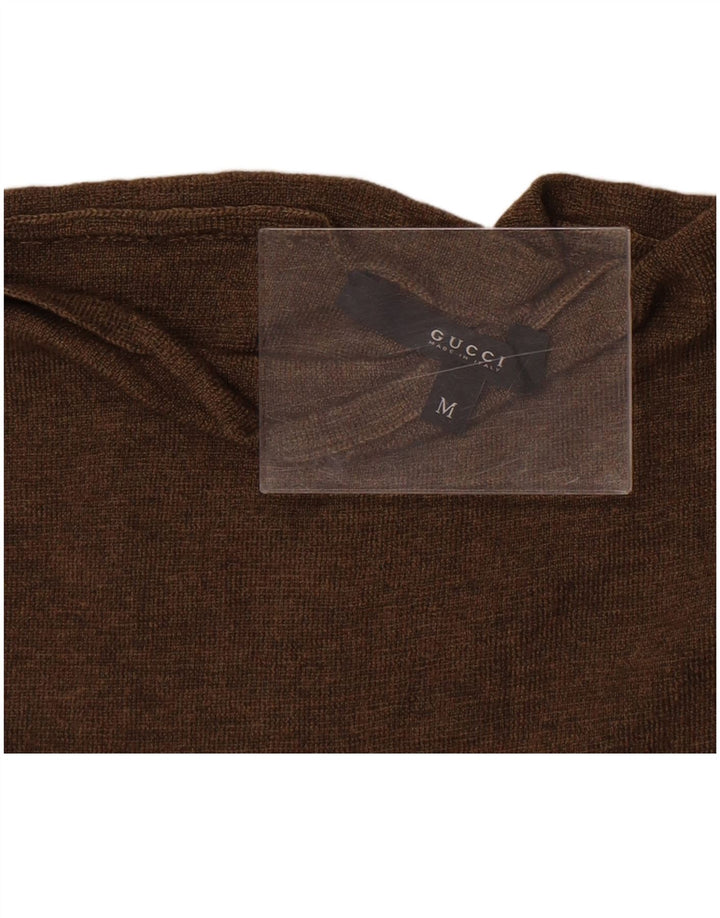 Gucci Robe droite pour femme UK 12 Cachemire marron moyen