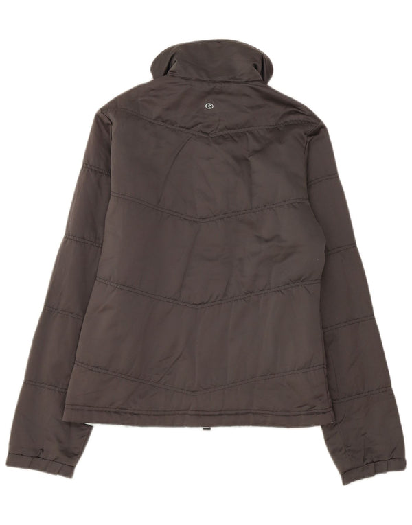 Rip Curl Veste matelassée réversible pour femme UK 12 Gris moyen Polyester