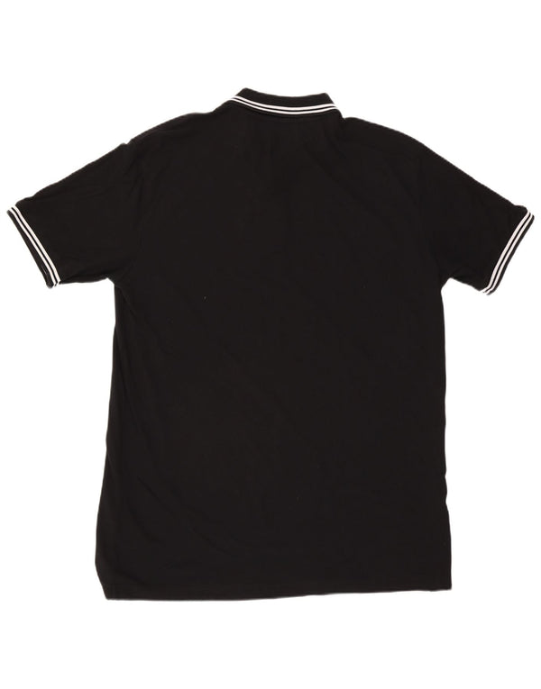 Kappa Polo Homme 3XL Noir Rayé Coton