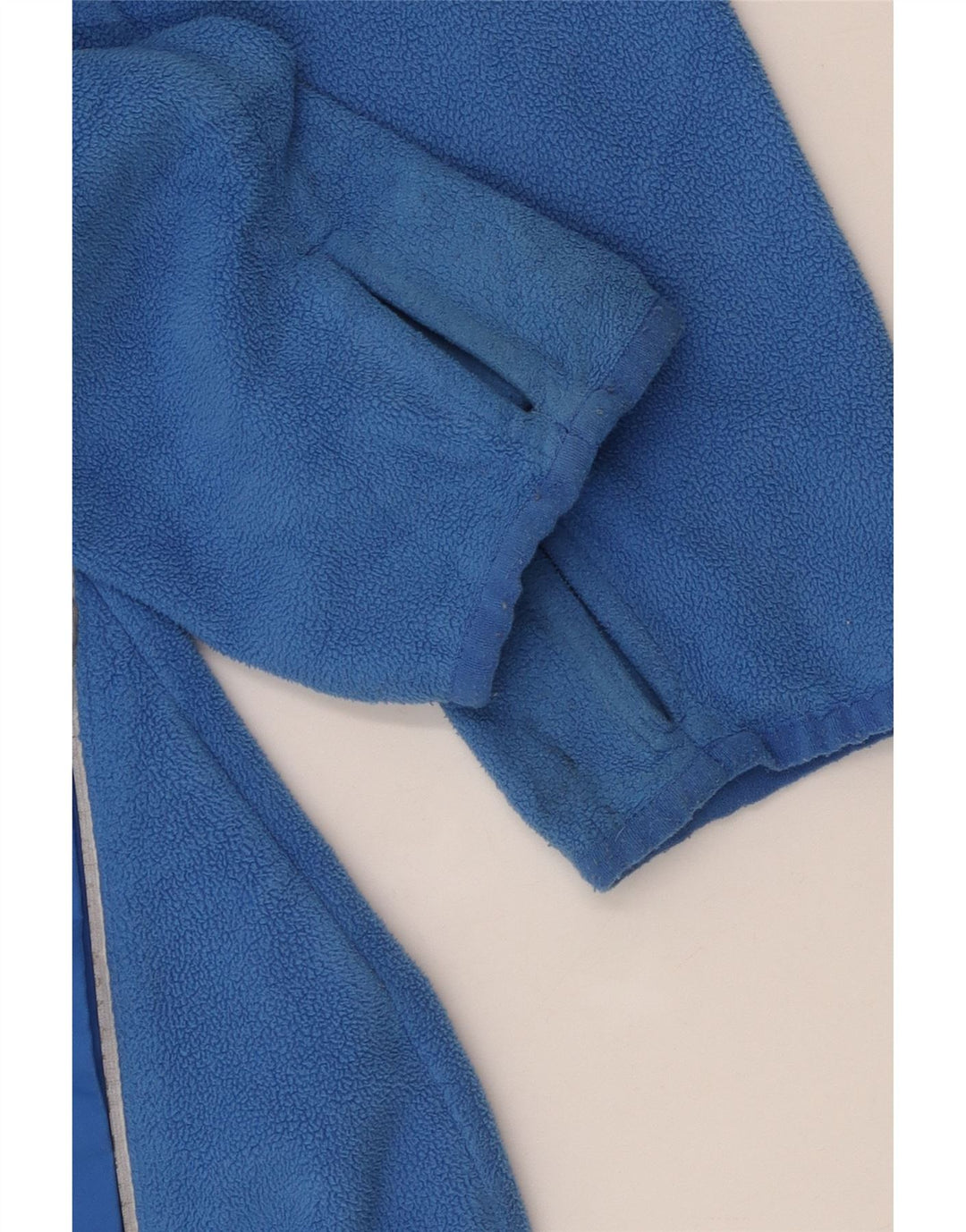 ADIDAS Veste Polaire à Capuche Garçon 9-10 ans Bleu Moyen Polyester