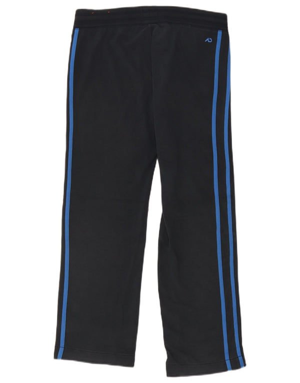 Pantalon de survêtement Nike pour femme UK 14 en coton color block bleu marine moyen