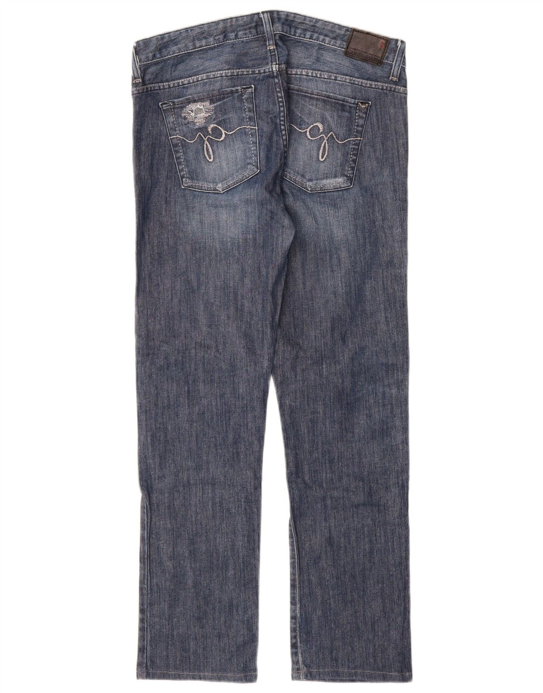 Guess Jean Slim Femme W30 L30 Bleu Coton