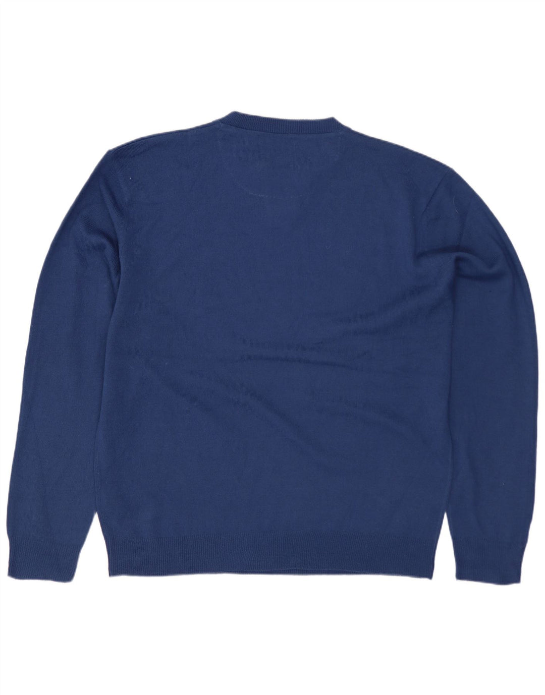 Pierre Cardin Pull col boutonné pour homme en acrylique bleu grand