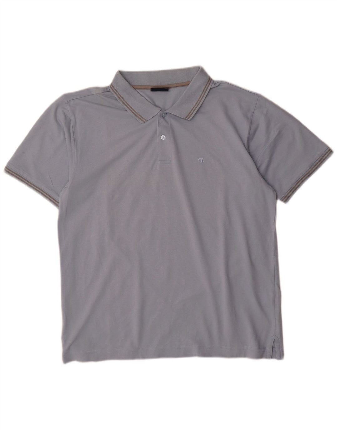 Champion Polo Homme Bleu Moyen Coton