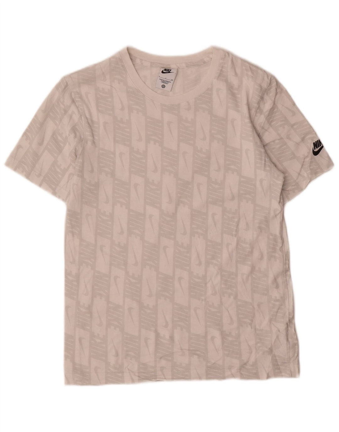 Nike T-shirt graphique pour hommes, petit, en coton blanc