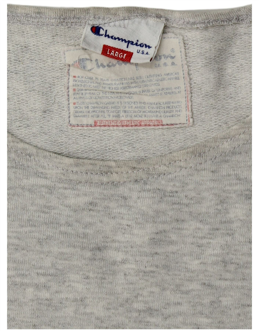 Champion Sweat-shirt graphique surdimensionné pour femme UK 16 Large Gris