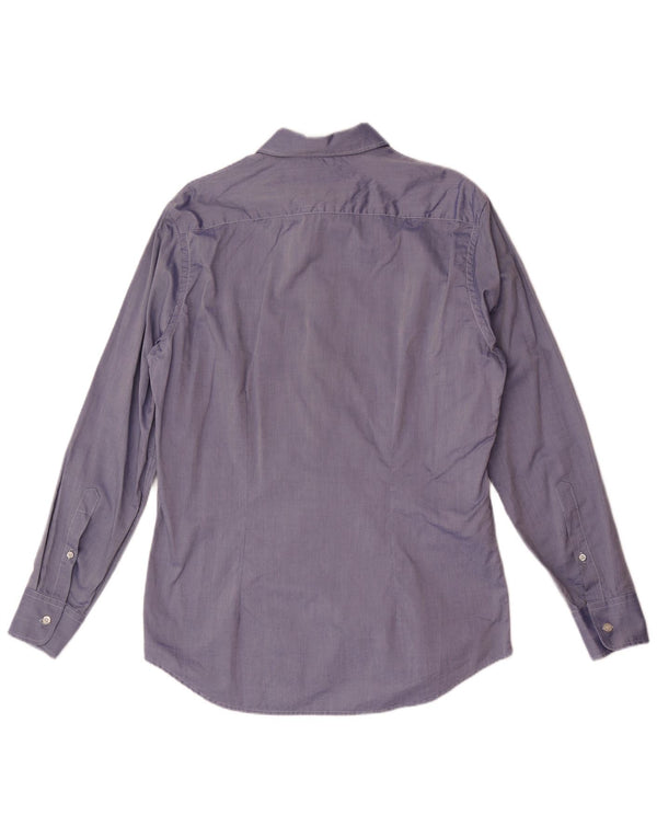Fred Perry Chemise Slim Fit Homme Grand Bleu Coton