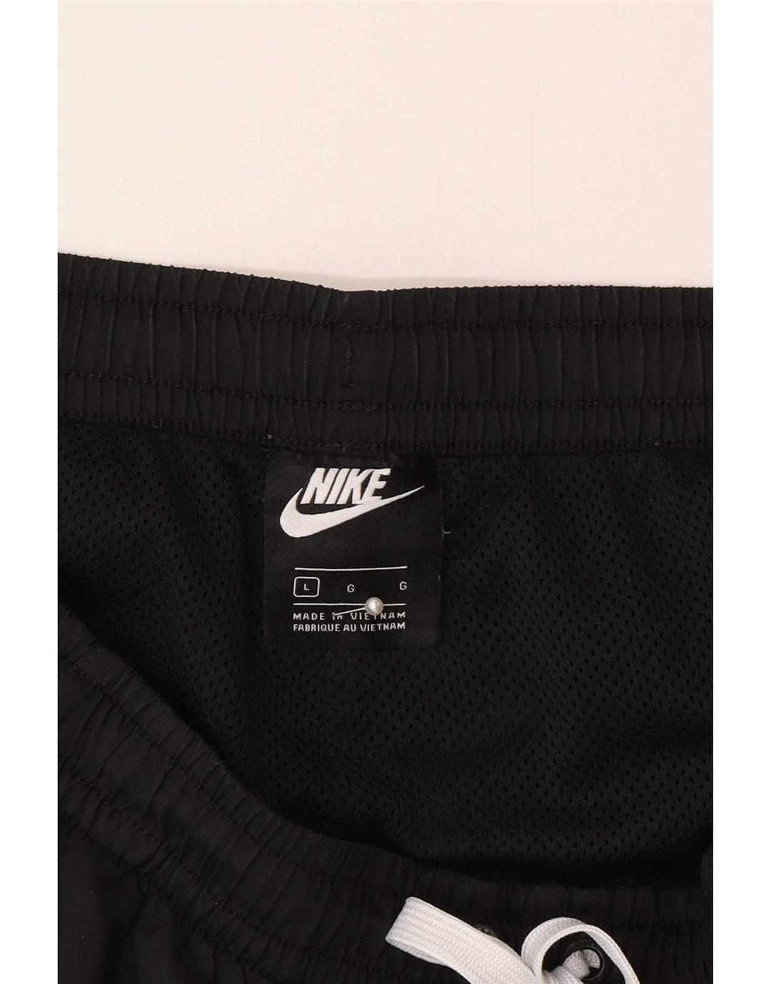 Short de bain Nike pour hommes, grand, noir, polyester