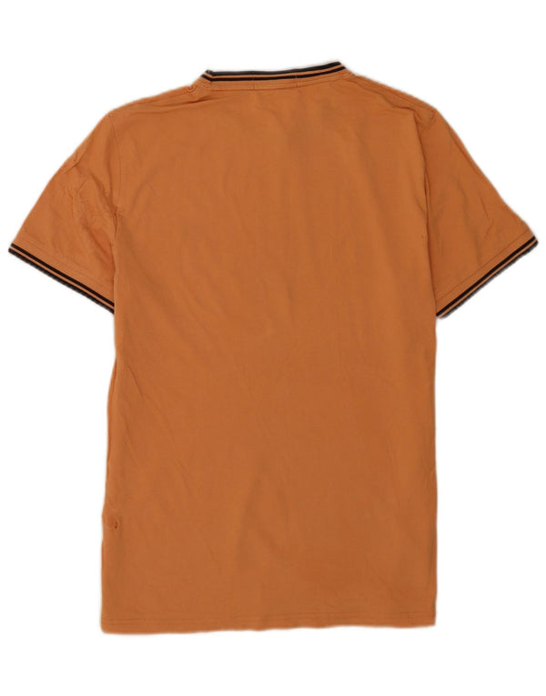 Fred Perry T-Shirt Homme Orange Moyen Rayé Coton