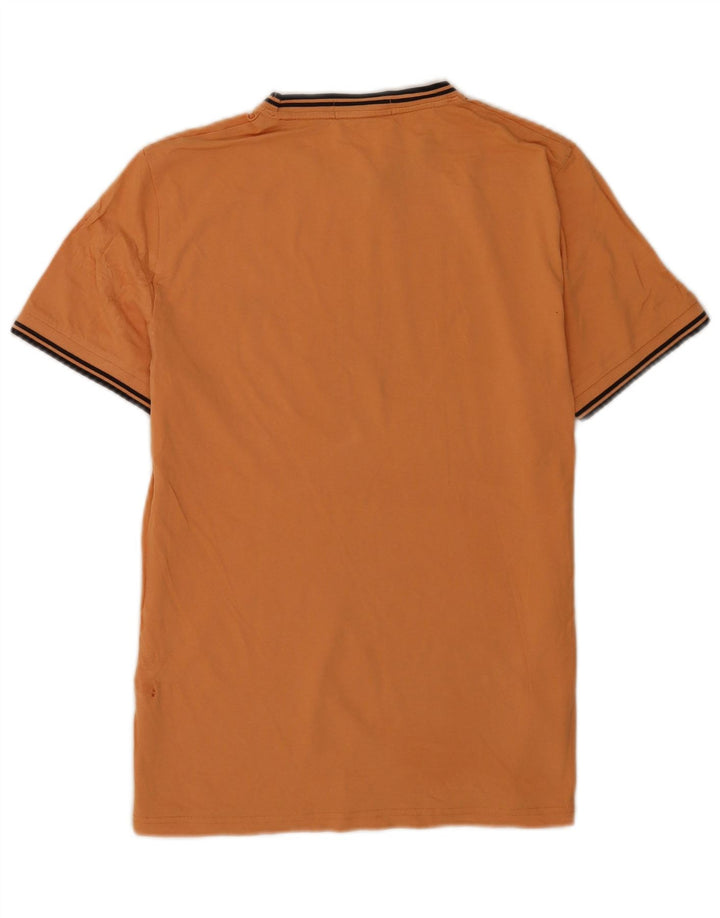 Fred Perry T-Shirt Homme Orange Moyen Rayé Coton