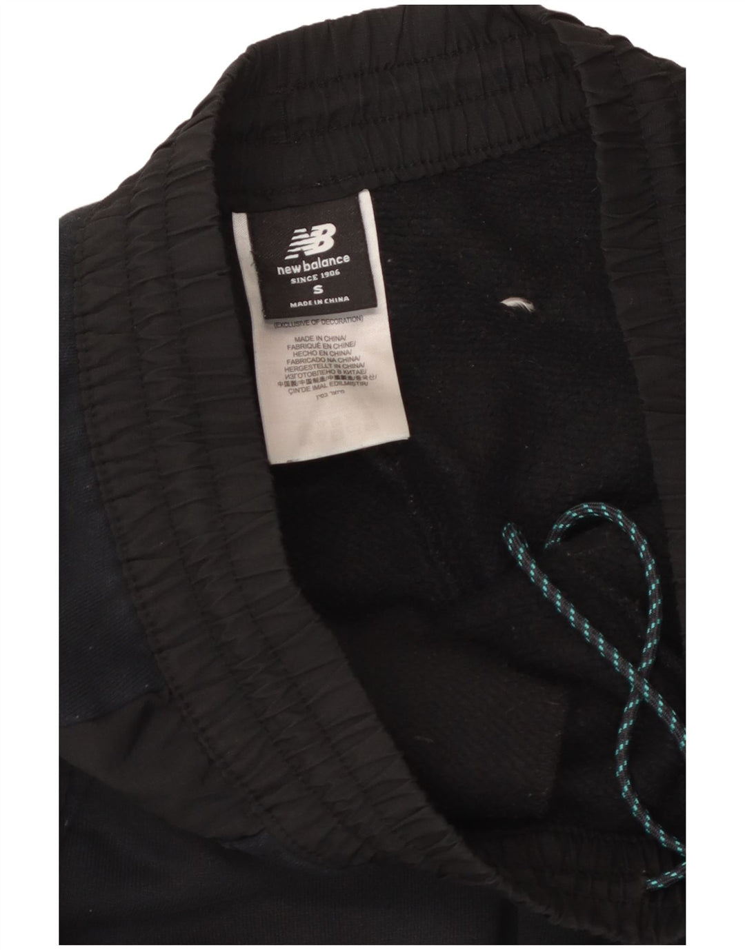 NEW BALANCE Pantalon de survêtement cargo pour homme Pantalon de jogging petit coton noir