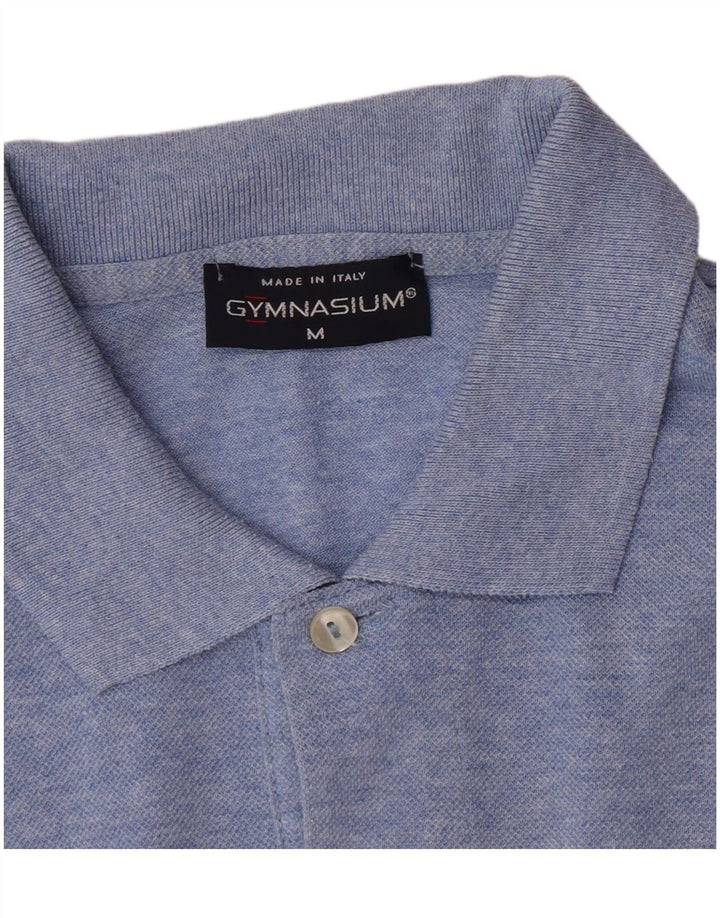 Gymnasium Polo à Manches Courtes Homme Bleu Moyen