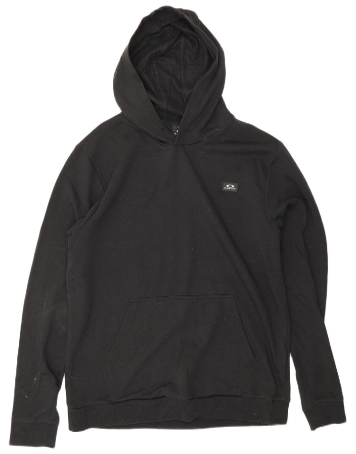 OAKLEY Pull à capuche coupe classique pour homme Noir moyen Polyester