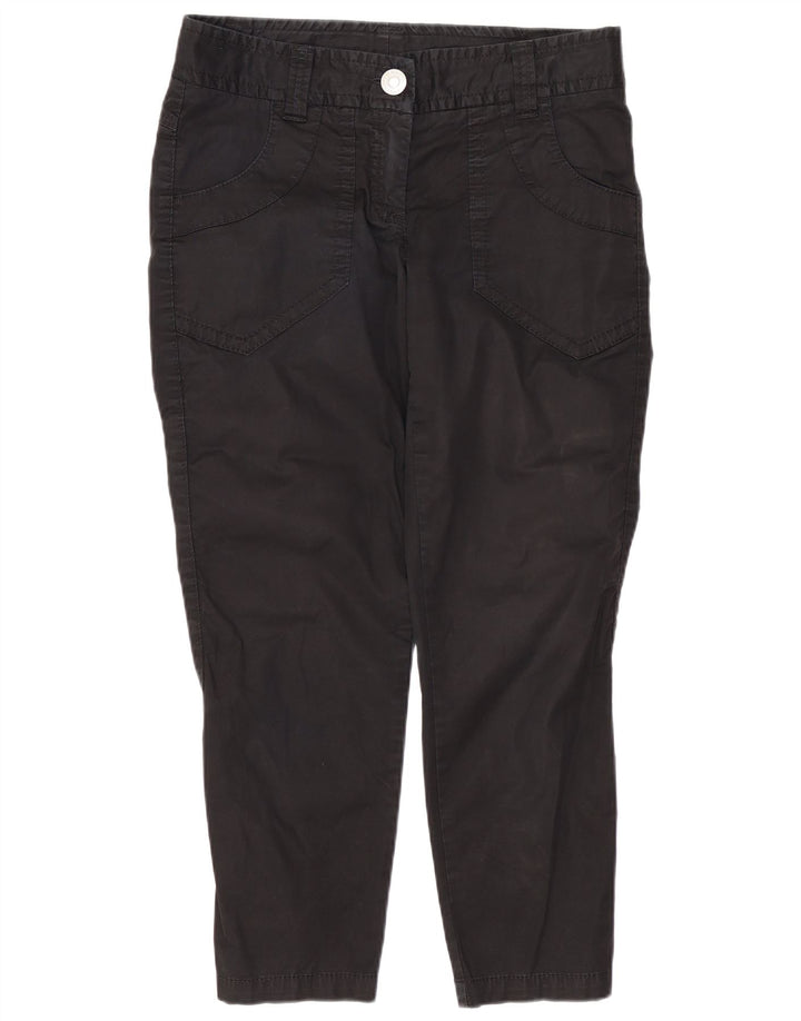 Benetton Pantalon Court Slim W36 L24 Femme Noir