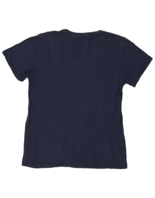 Levi's T-Shirt Graphique Homme Bleu Marine Large Coton