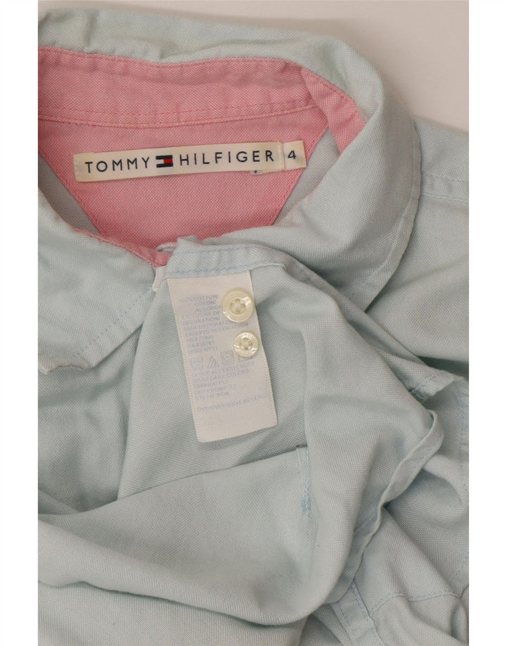 TOMMY HILFIGER Chemise Femme US 4 Small Bleu Coton