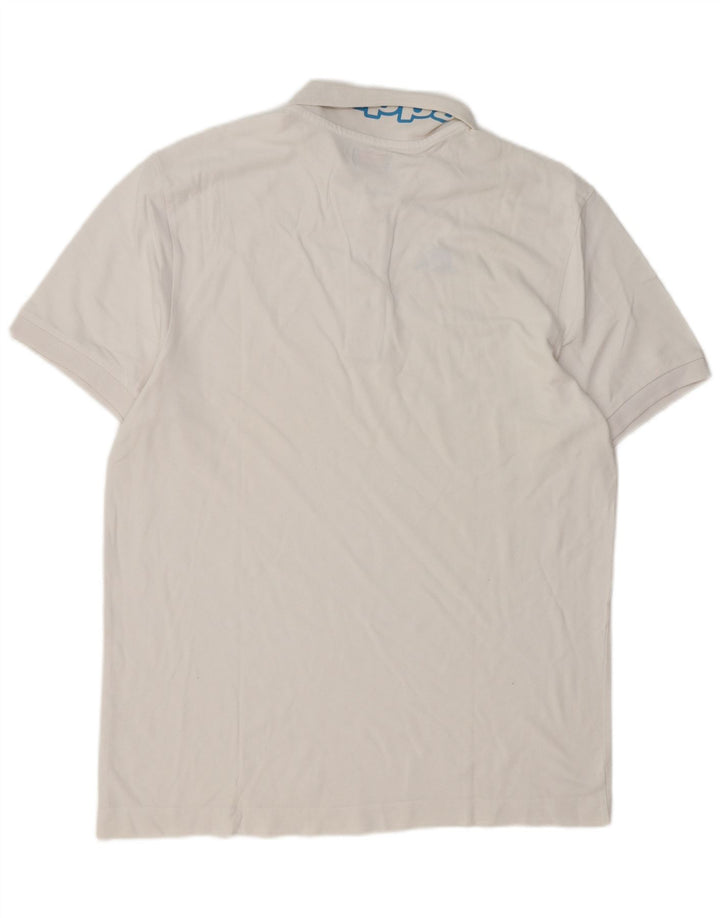 Kappa Polo graphique homme 2XL coton blanc