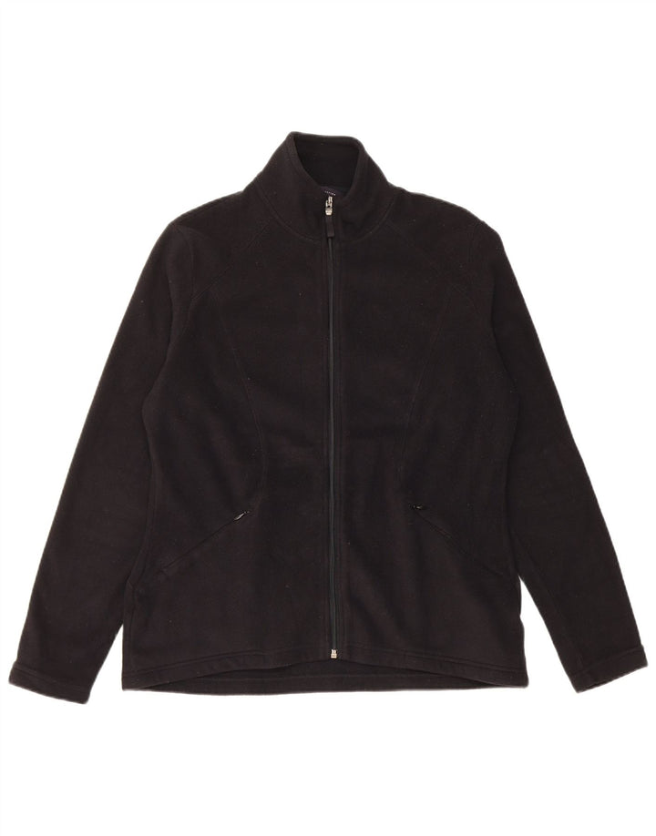 Marks & Spencer Veste polaire pour femme UK 12 Medium Noir Polyester