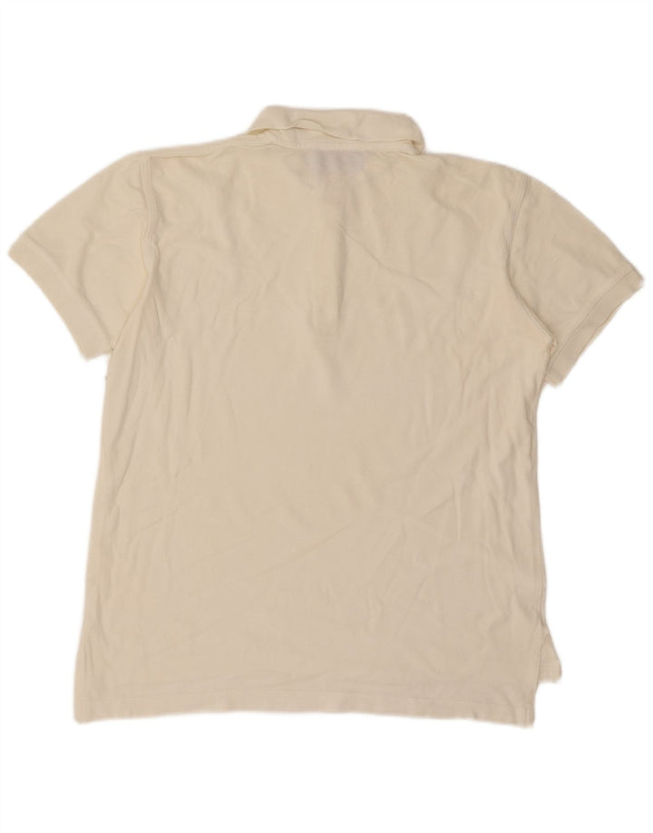 Les Copains Polo Femme IT 44 Coton Blanc Cassé Moyen