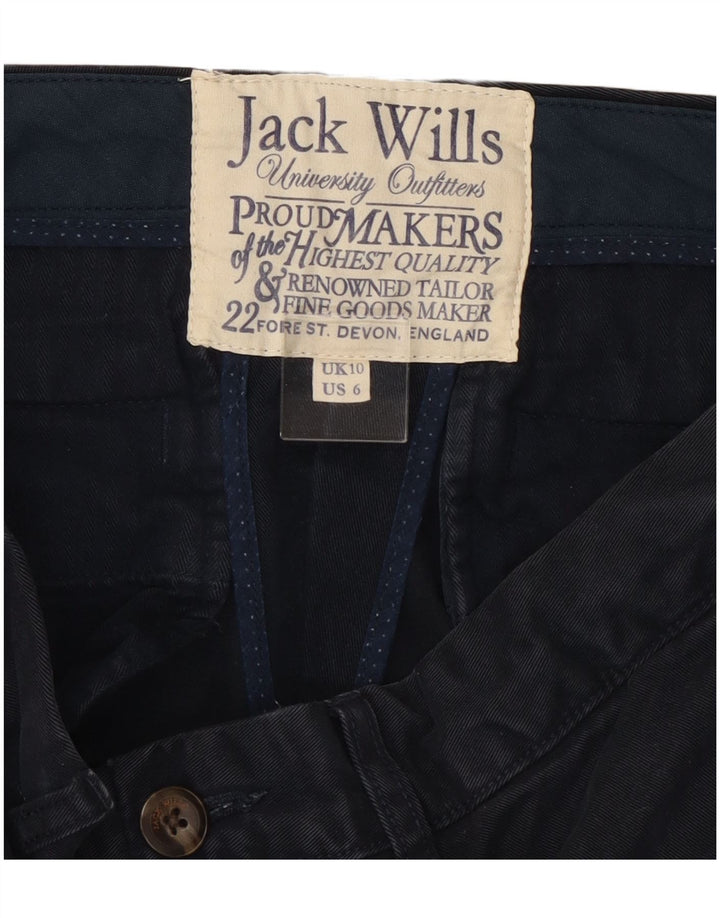 Jack Wills Pantalon chaud pour femme UK 10 Small W32 Bleu marine