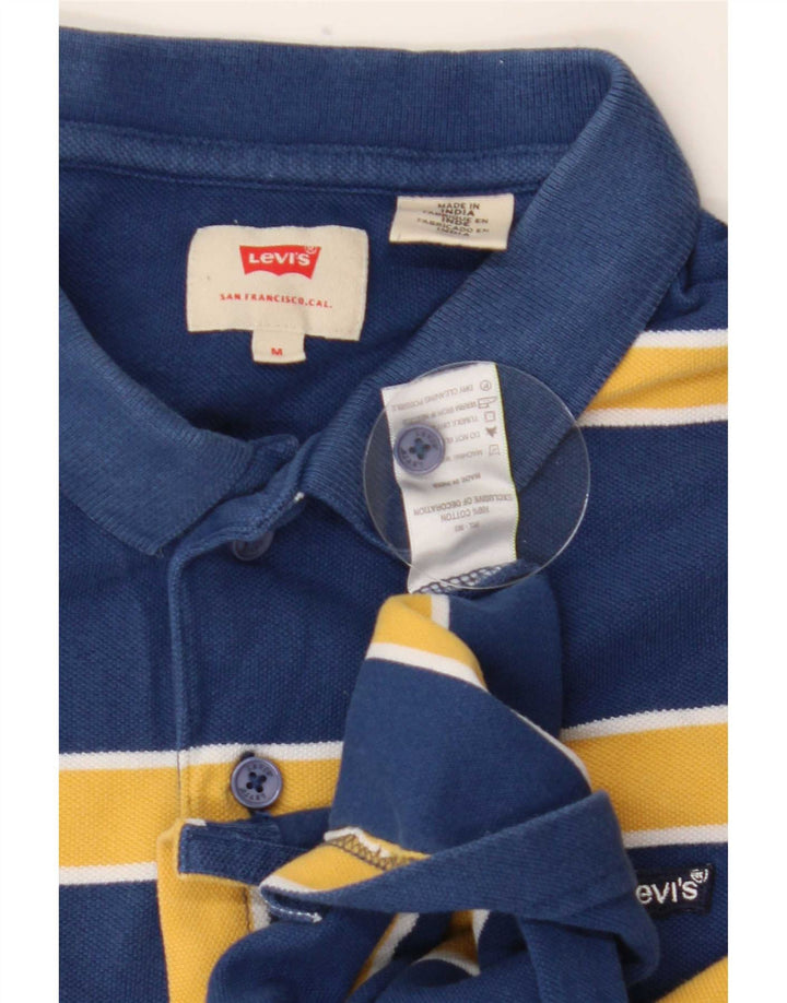 Levi's Polo Homme Bleu Marine Moyen Rayé Coton