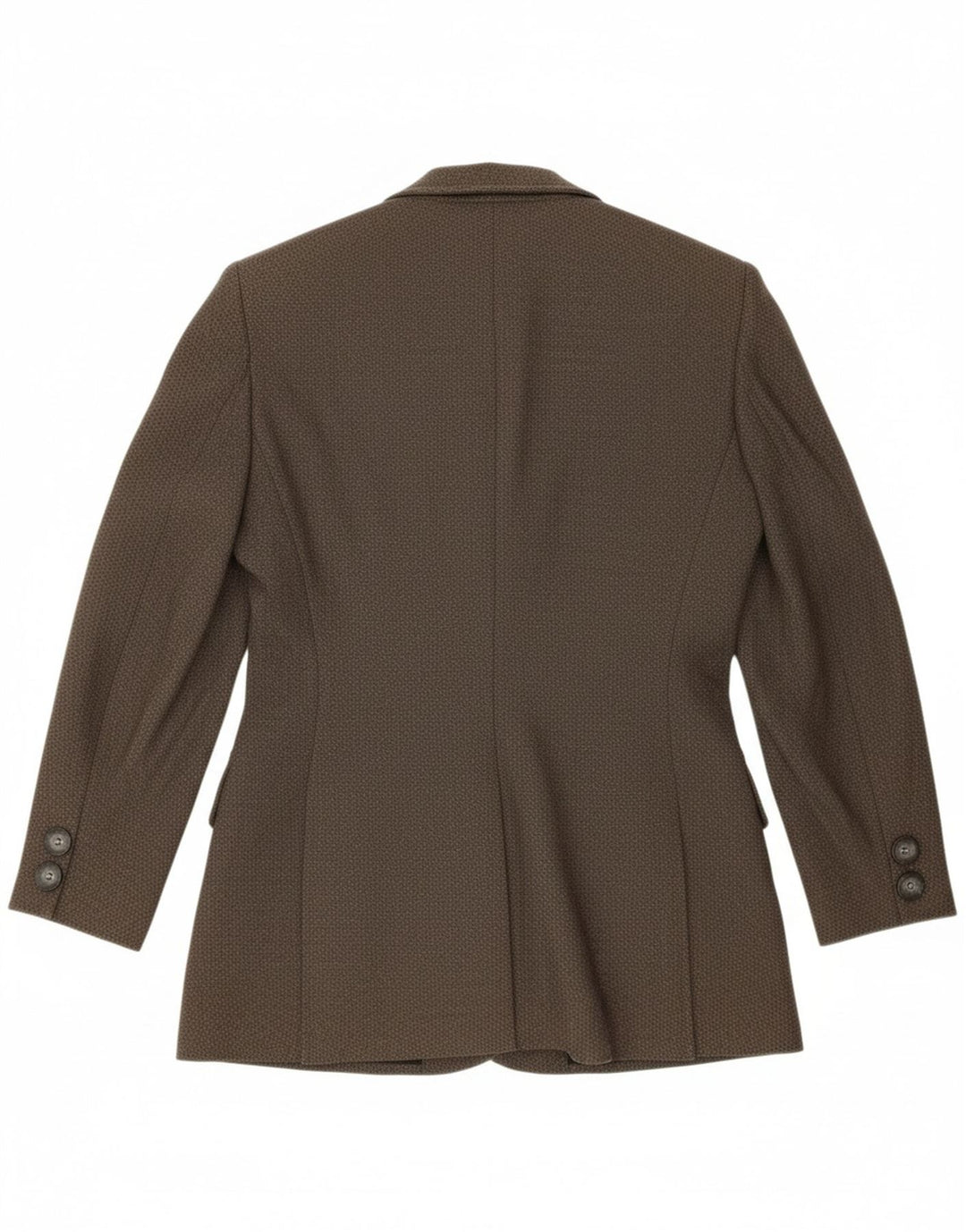 MIMMINA Womens 2 Button Blazer Jacket IT 42 Medium Brown Virgin Wool