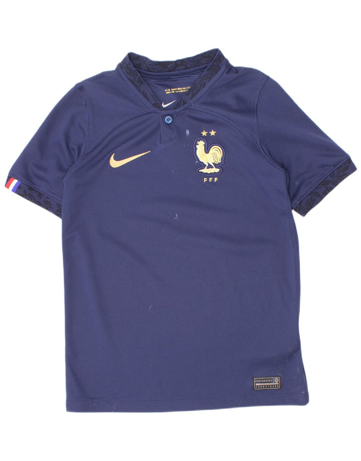 Nike Garçons T-Shirt Top 8-9 ans Petit Bleu Marine