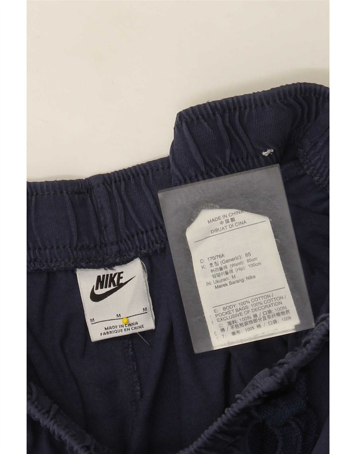 Nike Short de sport en coton bleu marine moyen pour homme