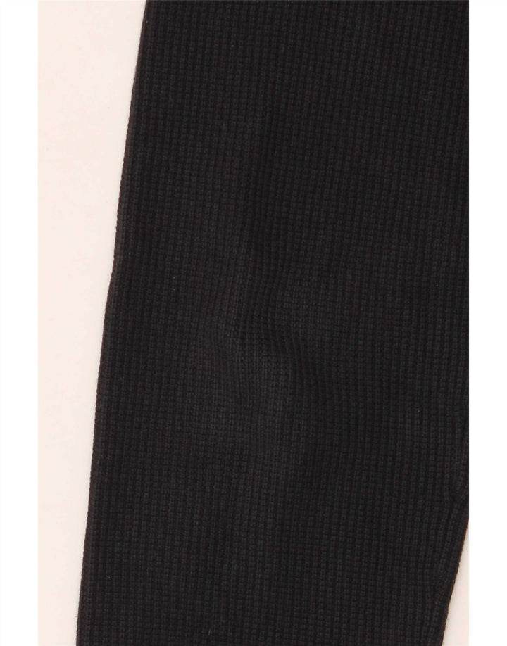 Cos Pull à col rond pour homme Petit coton noir