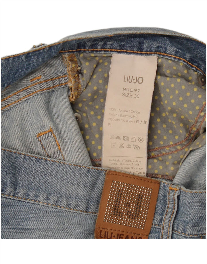 Liu Jo Womens Denim Hot Pants W30 Coton Bleu Moyen